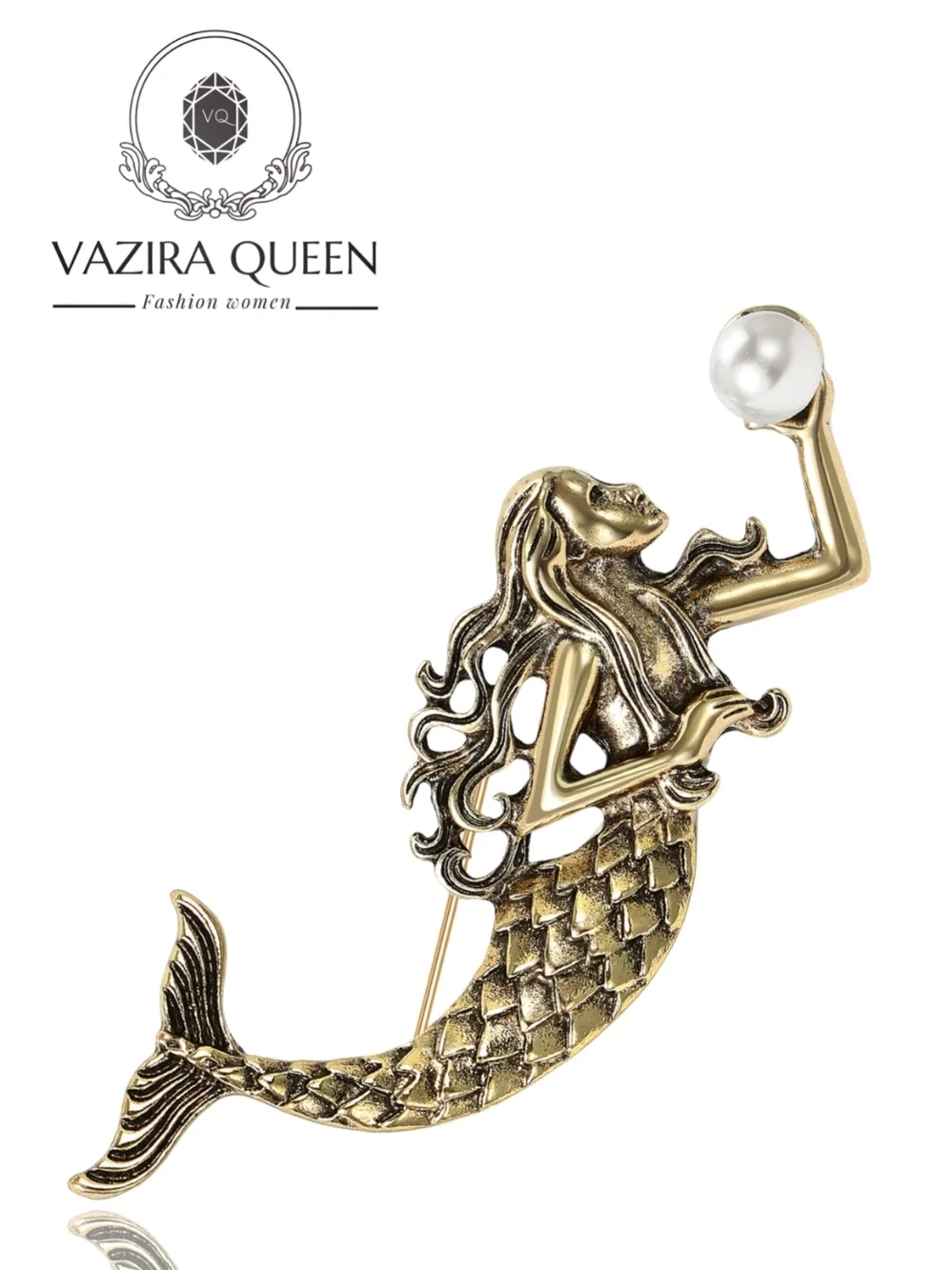 VQ Mermaid Brooch